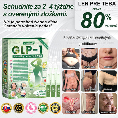 🍏🍏🍏BuildLeaf® GLP-1 6-v-1 Fit & Vital Perorálny Roztok ✅ (Len raz denne, viditeľné zmeny už za 7 dní) Pre obezitu, kardiovaskulárne ochorenia, cukrovku, spánkové apnoe, zdravie čriev, problémy s kĺbmi a ďalšie