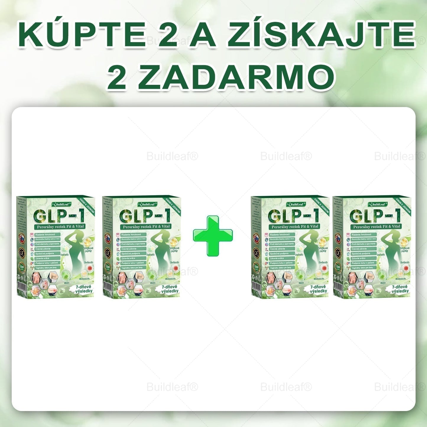 🍏🍏🍏BuildLeaf® GLP-1 6-v-1 Fit & Vital Perorálny Roztok ✅ (Len raz denne, viditeľné zmeny už za 7 dní) Pre obezitu, kardiovaskulárne ochorenia, cukrovku, spánkové apnoe, zdravie čriev, problémy s kĺbmi a ďalšie